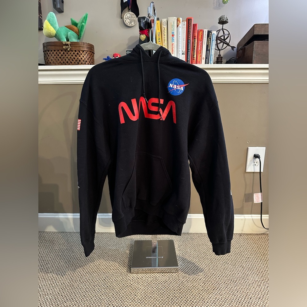 Black Nasa H&M Hoodie | Worn | Size: M